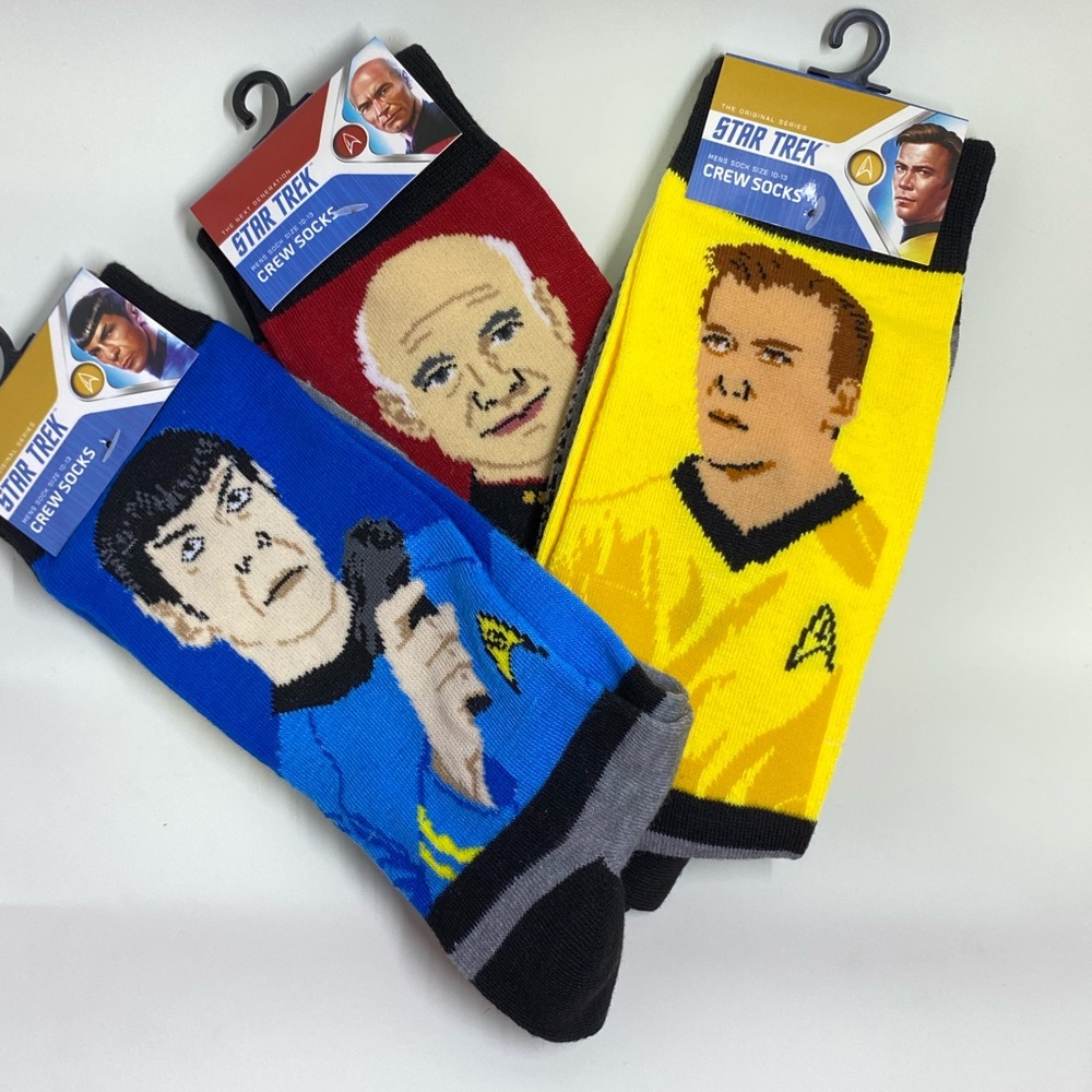 Star Trek Men’s Crew Sock Three Pairs